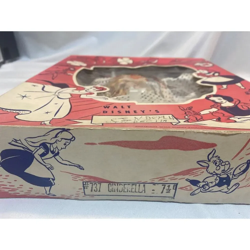 WALT DISNEY 1950’s SLEEPY EYE CINDERELLA DOLL DUCHESS DOLL CORP